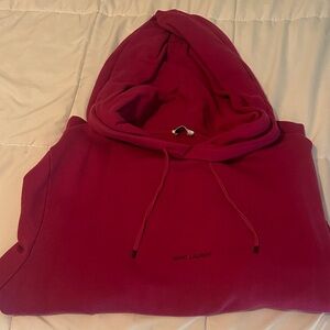 Saint Laurent Fuchsia hoodie sweater men’s medium